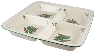 Dish with Four Sections